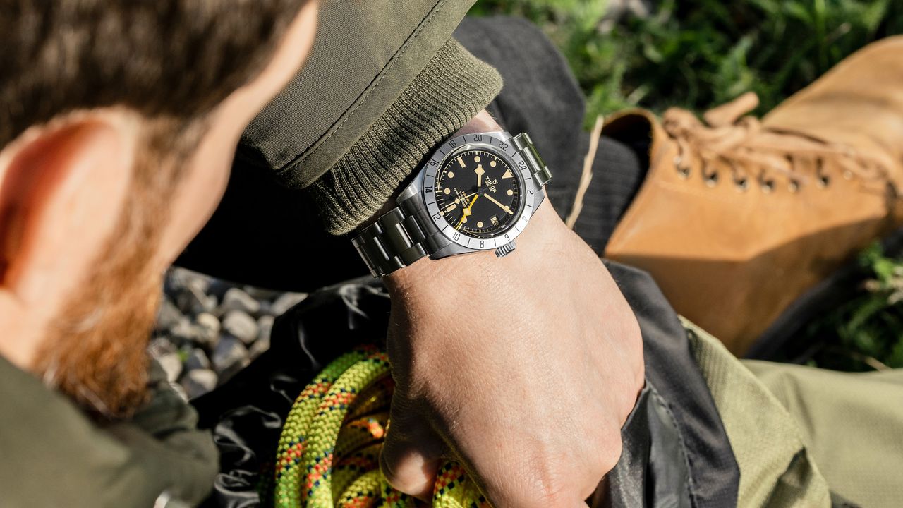 Tudor Black Bay Pro lifestyle shot