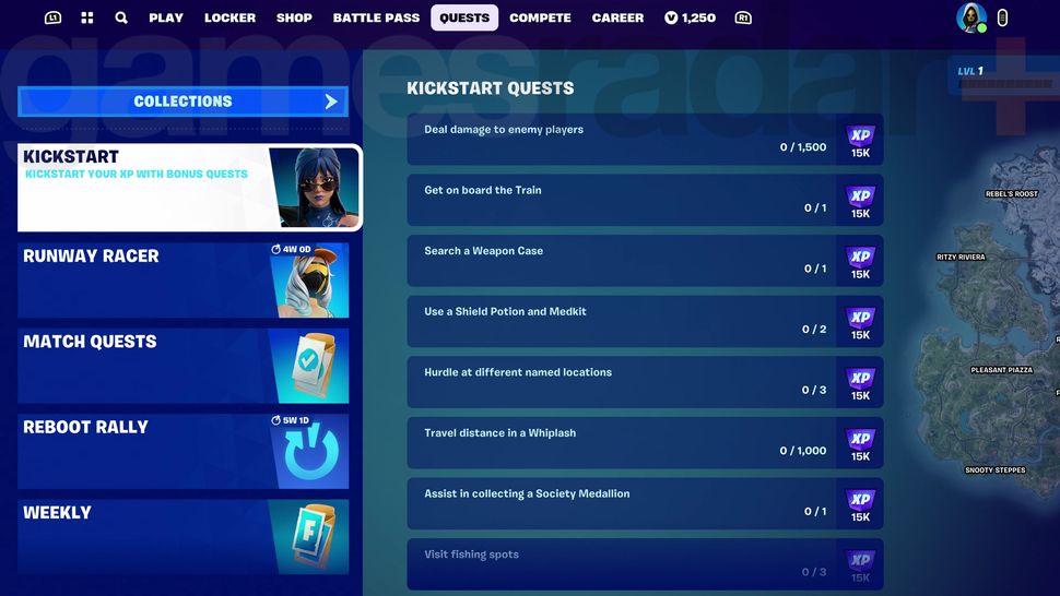 Fortnite Quests in Season 1 of Chapter 5 | GamesRadar+