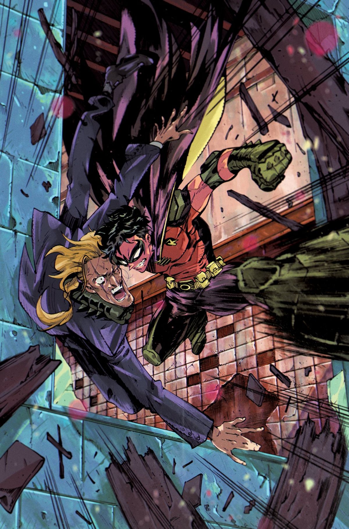 Tim Drake: Robin #1 main cover art by Ricardo L&oacute;pez Ortiz