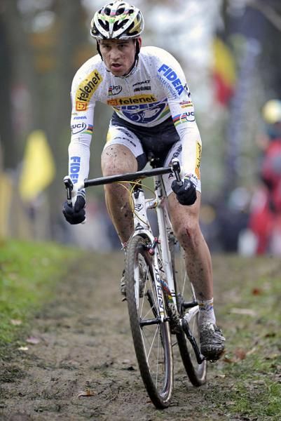 World champion Zdenek Stybar (Telenet - Fidea) en route to a 5th place finish in Gavere.