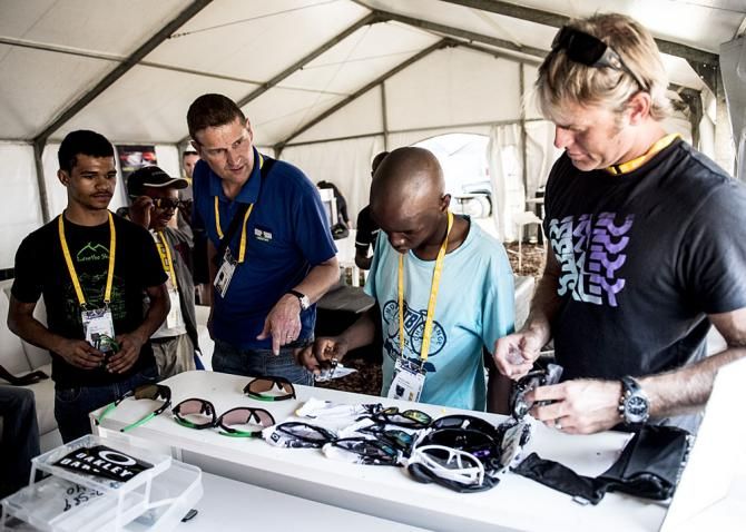 Lesotho team riders had never heard of Oakley before the company helped them get to Worlds