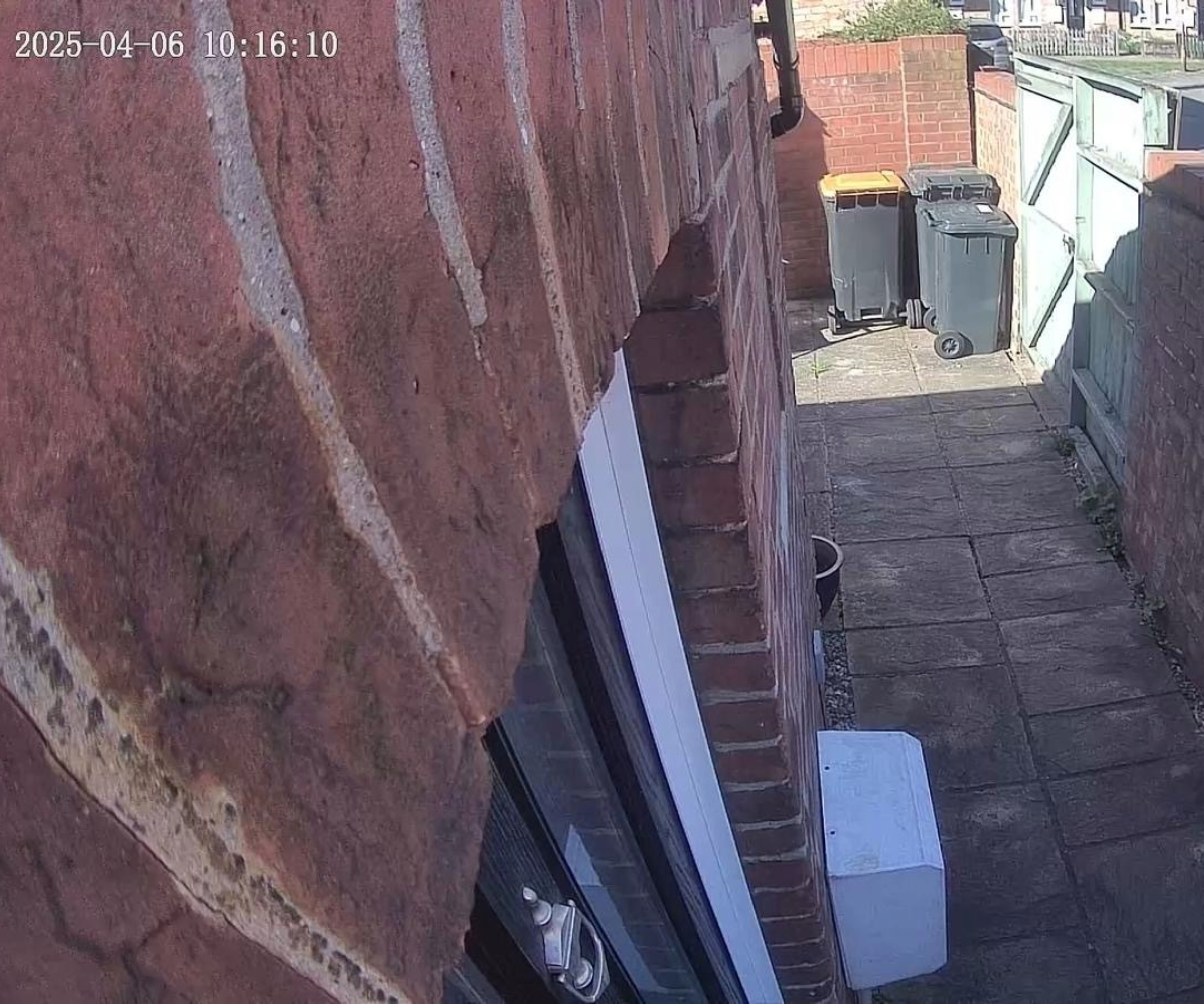 Photo from the security camera during the day