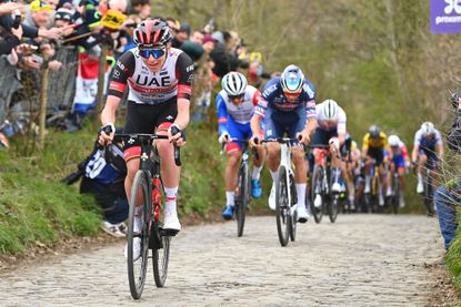 Tadej Pogacar at the 2022 Tour of Flanders