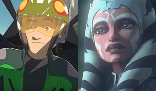Star Wars Resistance and The Clone Wars animated series