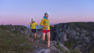 running with a headlamp