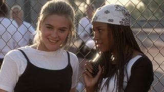 Cher and Dionne dressed in black. and white in Clueless