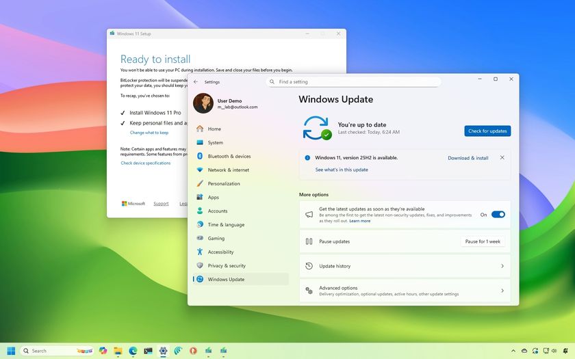 Windows 11 version 25H2 install