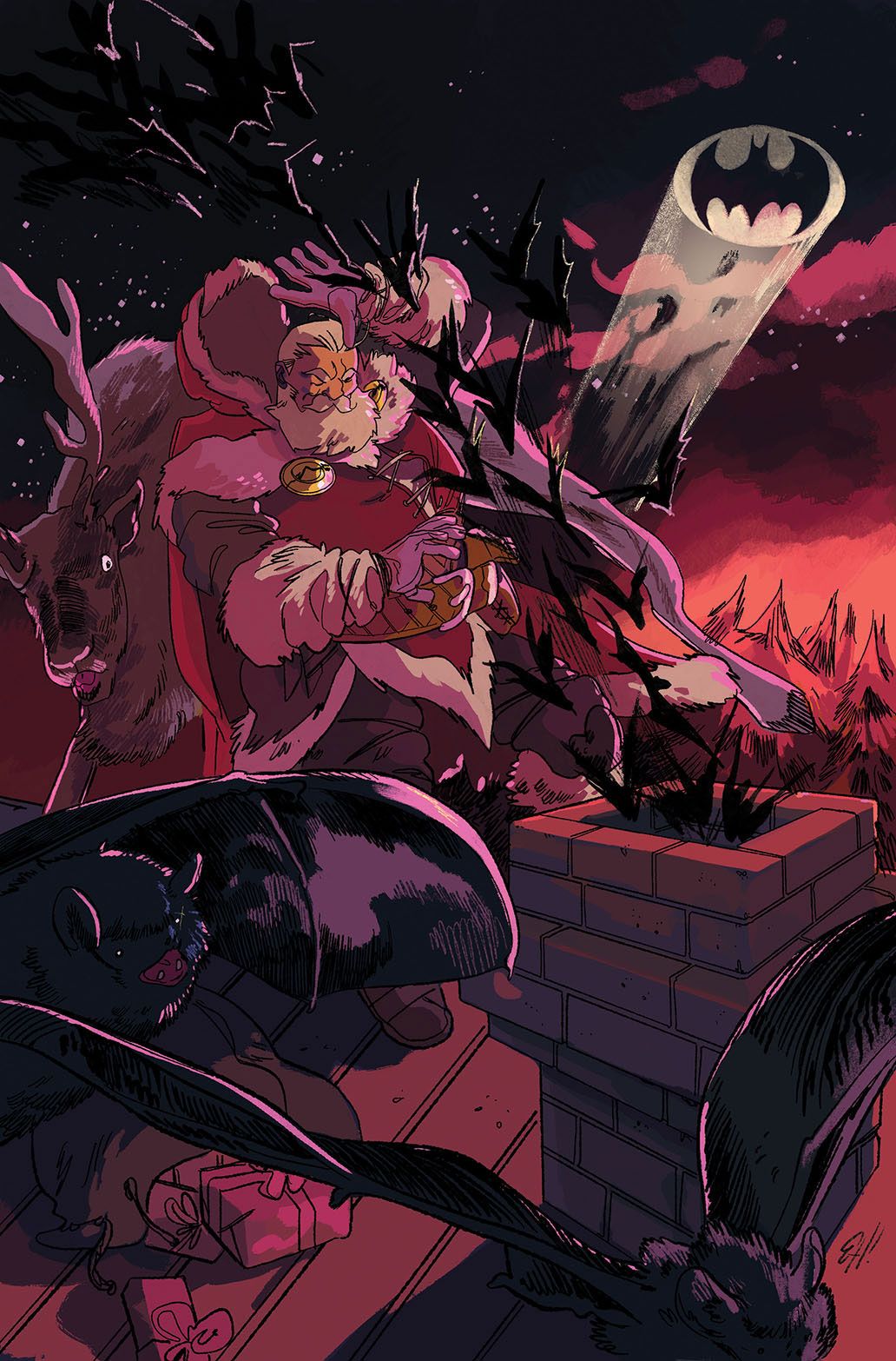 Covers from Batman &ndash; Santa Claus: Silent Knight Returns