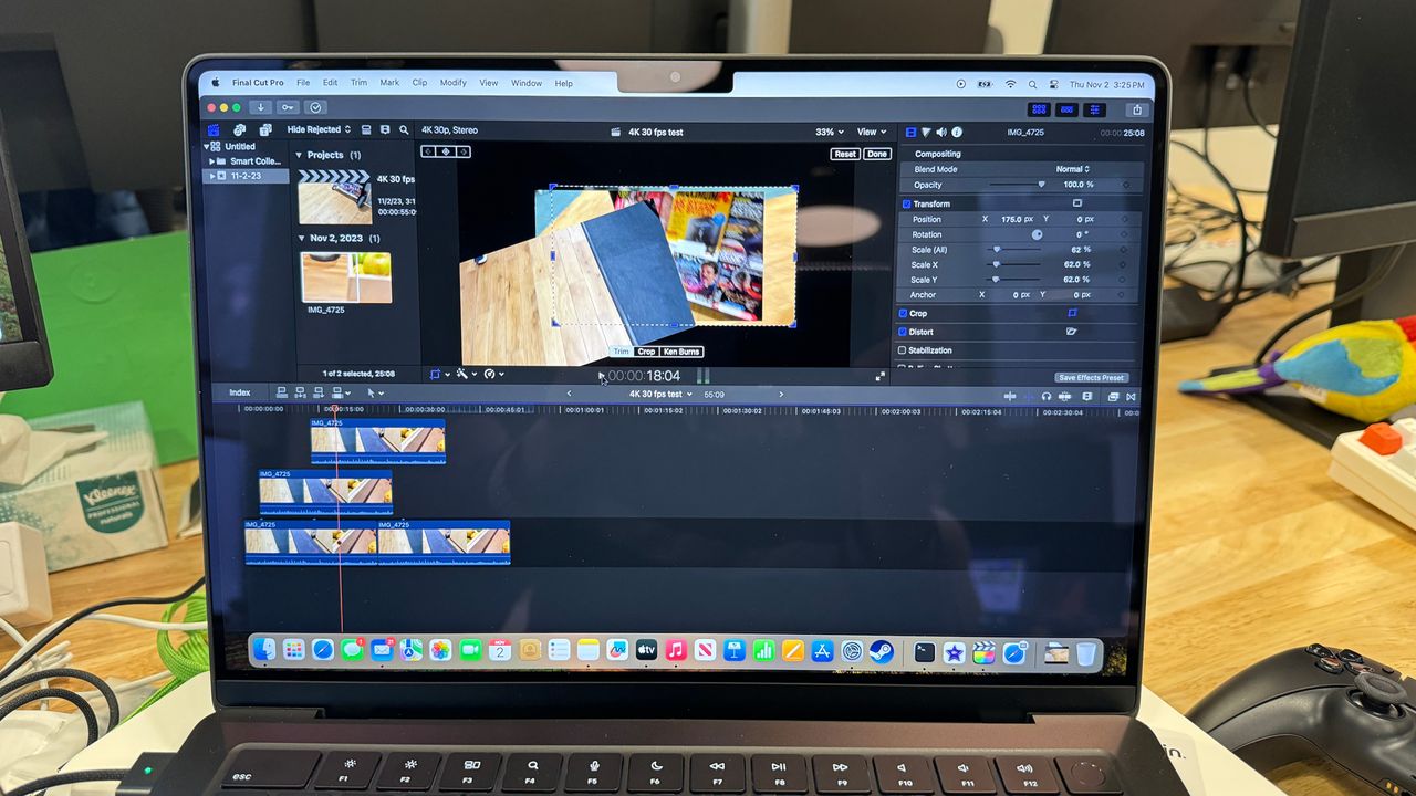 MacBook Pro 14 M3 Max (2023) in use