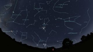 graphic illustration Boötes in night sky June 27, 2023.