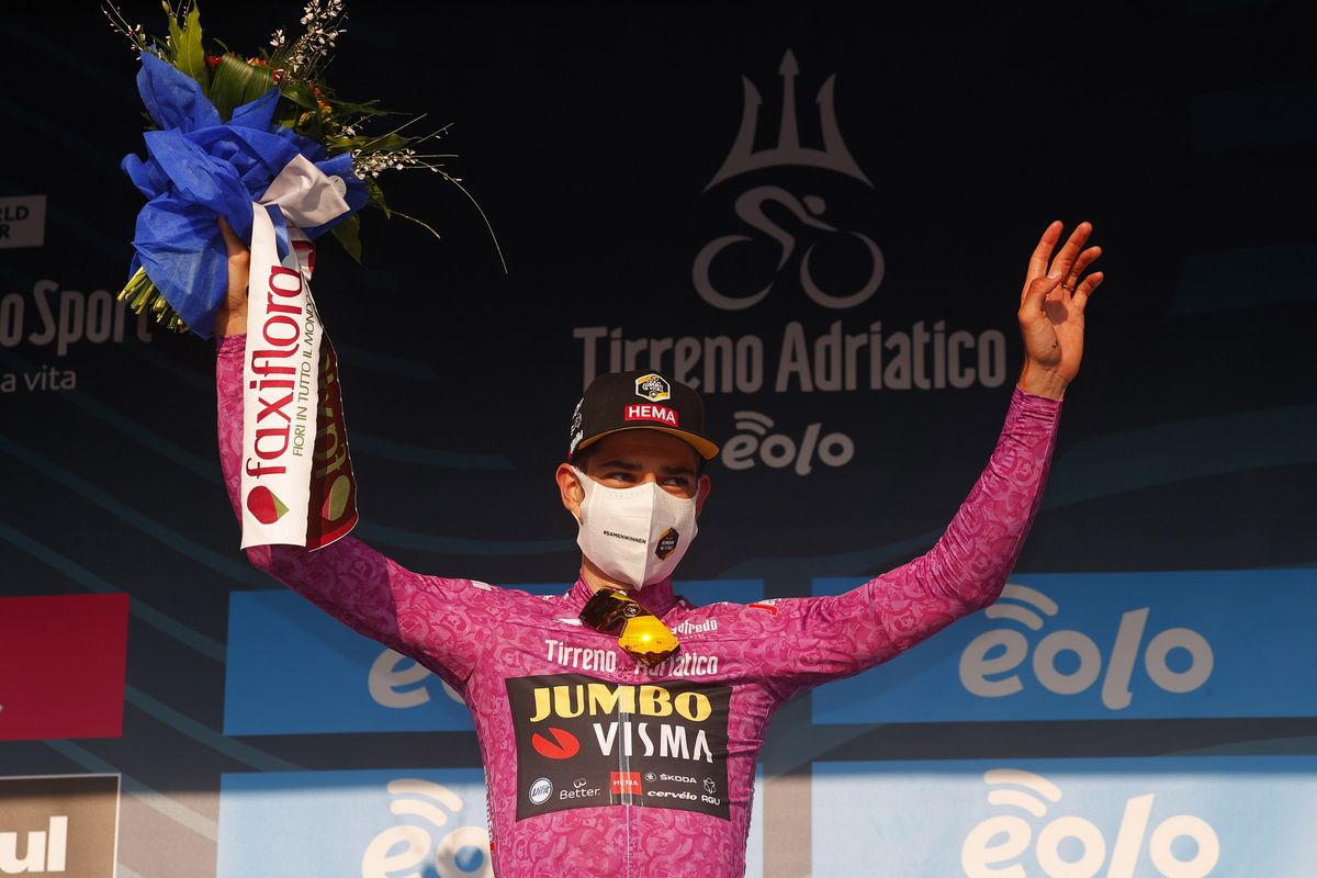 Tirreno Adriatico 2021 56th Edition 1st stage Lido di Camaiore Lido di Camaiore 156 km 10032021 Wout Van Aert BEL Jumbo Visma photo Luca BettiniBettiniPhoto2021