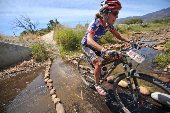 Catherine Williamson of Tean Energas on her way to claim 2nd place