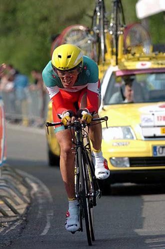 Marco Pinotti (Saunier Duval) in the Italian TT champ's colours