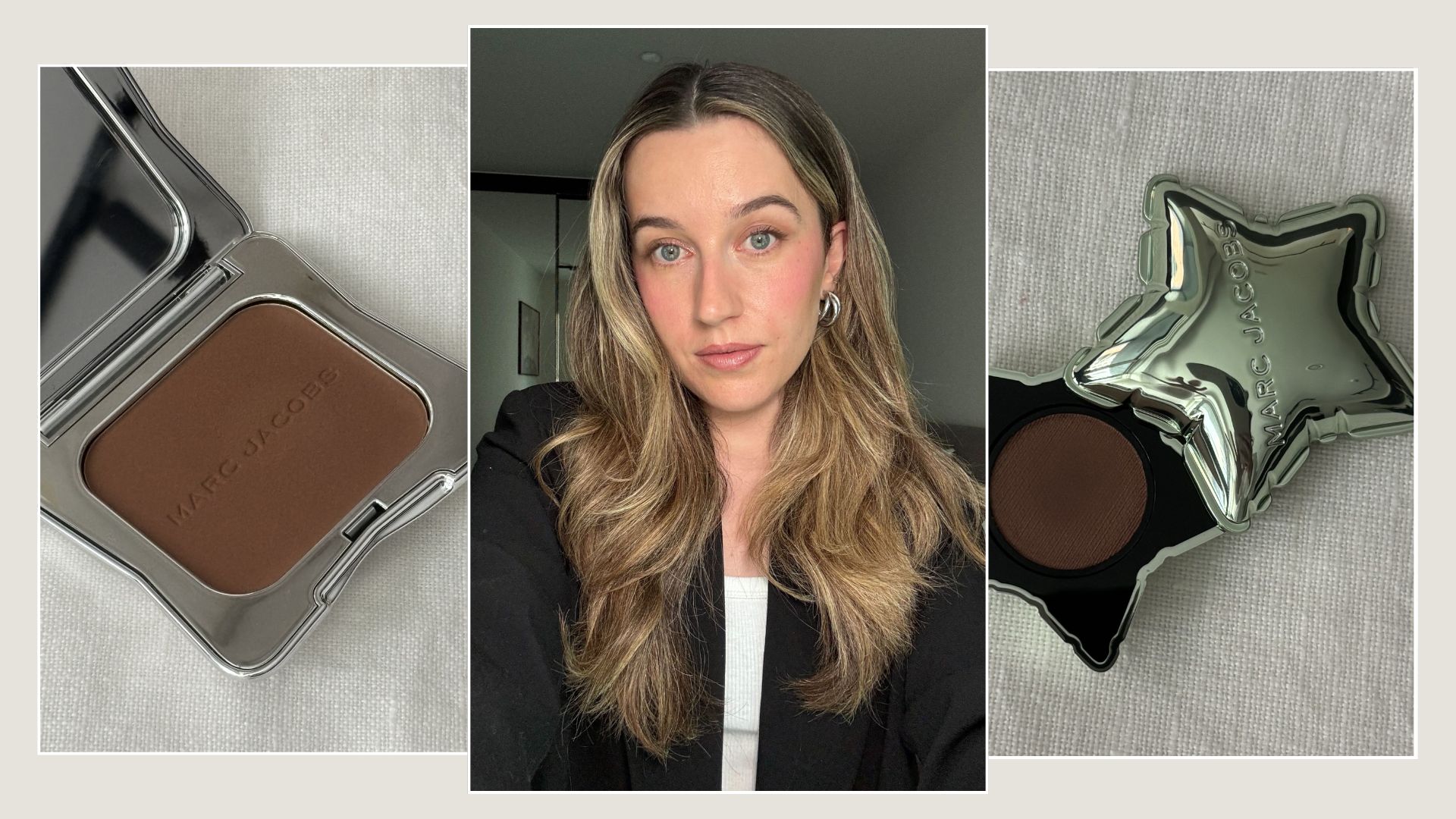 Deputy beauty editor Grace Lindsay testing Marc Jacobs beauty