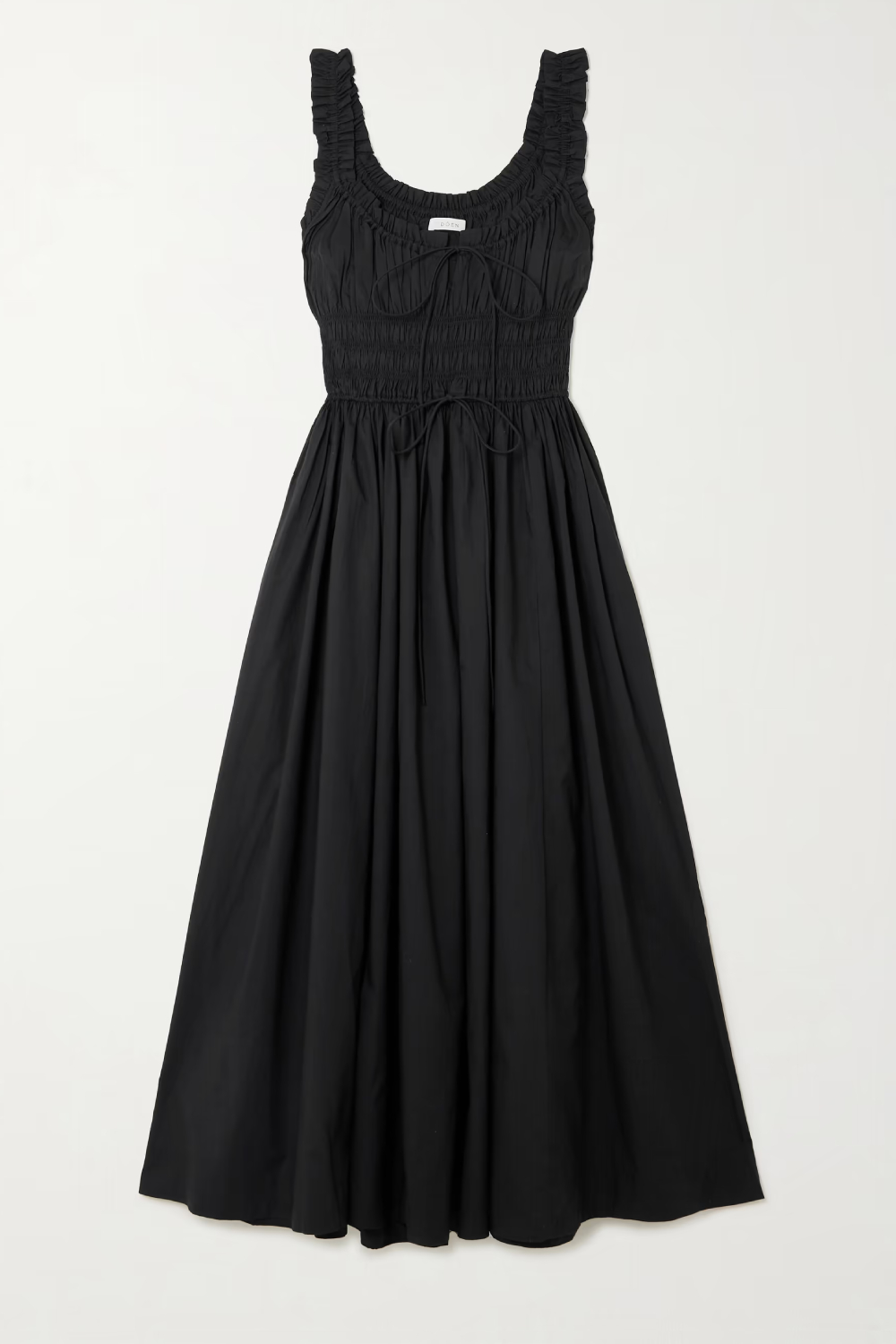 Emmaretta Tie-detailed Cotton Dress