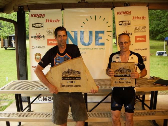 Masters men's podium at Syllamo's Revenge