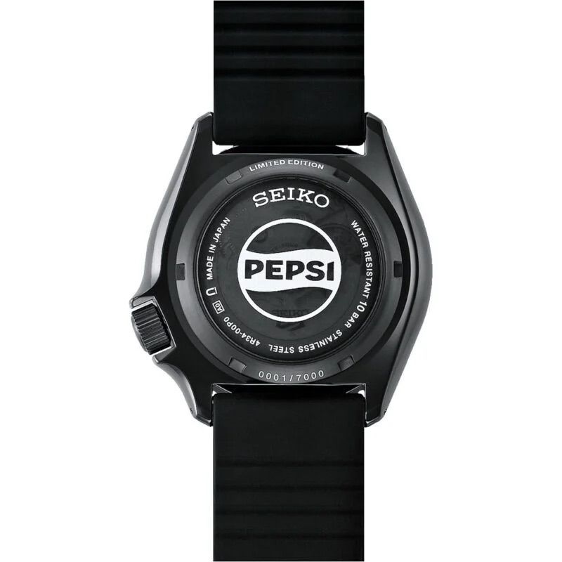 Seiko x Pepsi Black from different angles