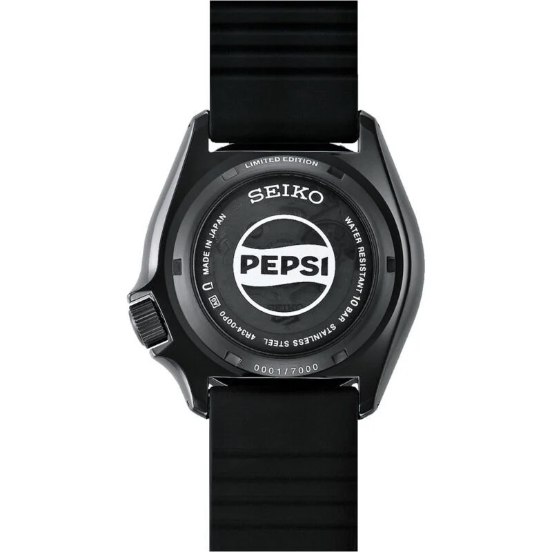Seiko x Pepsi Black from different angles