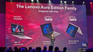 The Lenovo Aura Edition Family of AI PCs.