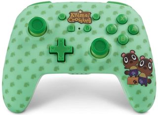 Powera Enhanced Wireless Controller Nintendo Switch Timmy And Tommy Nook Green