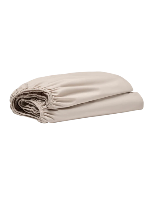 Pebble Luxe Sateen Fitted Sheet