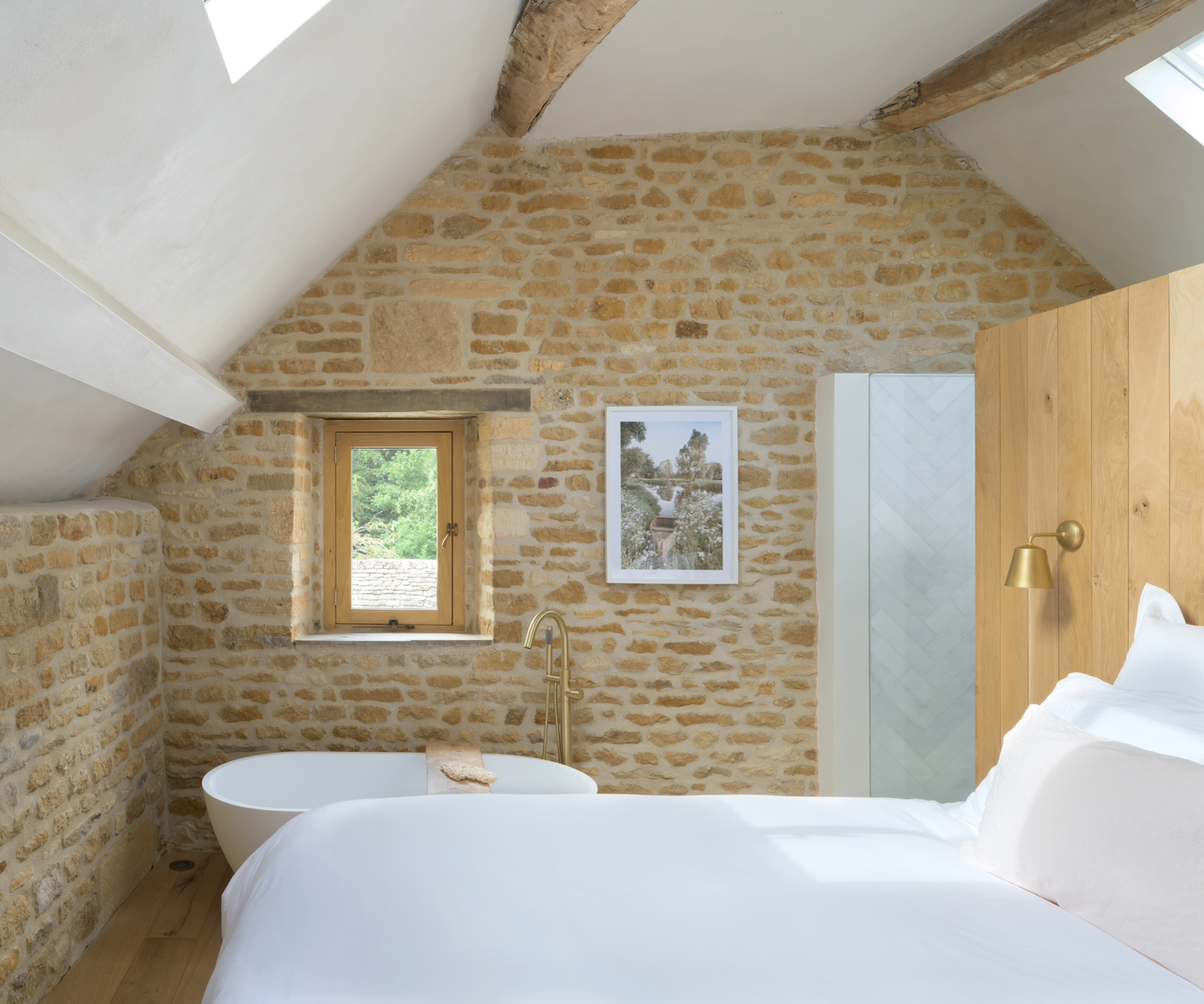 Bedroom with bath