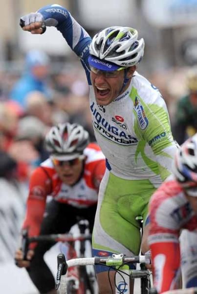 Jacopo Guarnieri (Liquigas-Cannondale) wins stage 3a of the Three Days of De Panne.