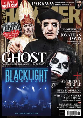 Ghost on the cover of Metal Hammer magazine