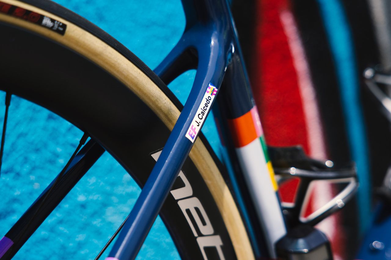 The 2021 Cannondale Supersix Evo in EF Education-EasyPost team colors