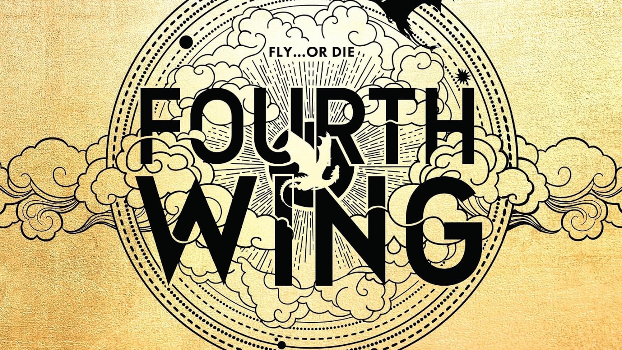 Cropped cover of Fourth Wing by Rebecca Yarros
