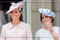 Princess Eugenie and Kate Middleton on royal balcony