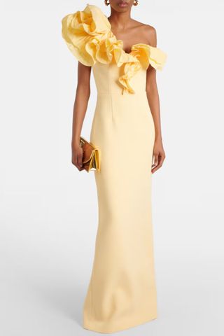 Rebecca Vallance Lulu one-shoulder crêpe maxi dress