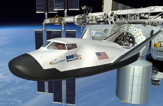 Dream Chaser Docking with the International Space Station