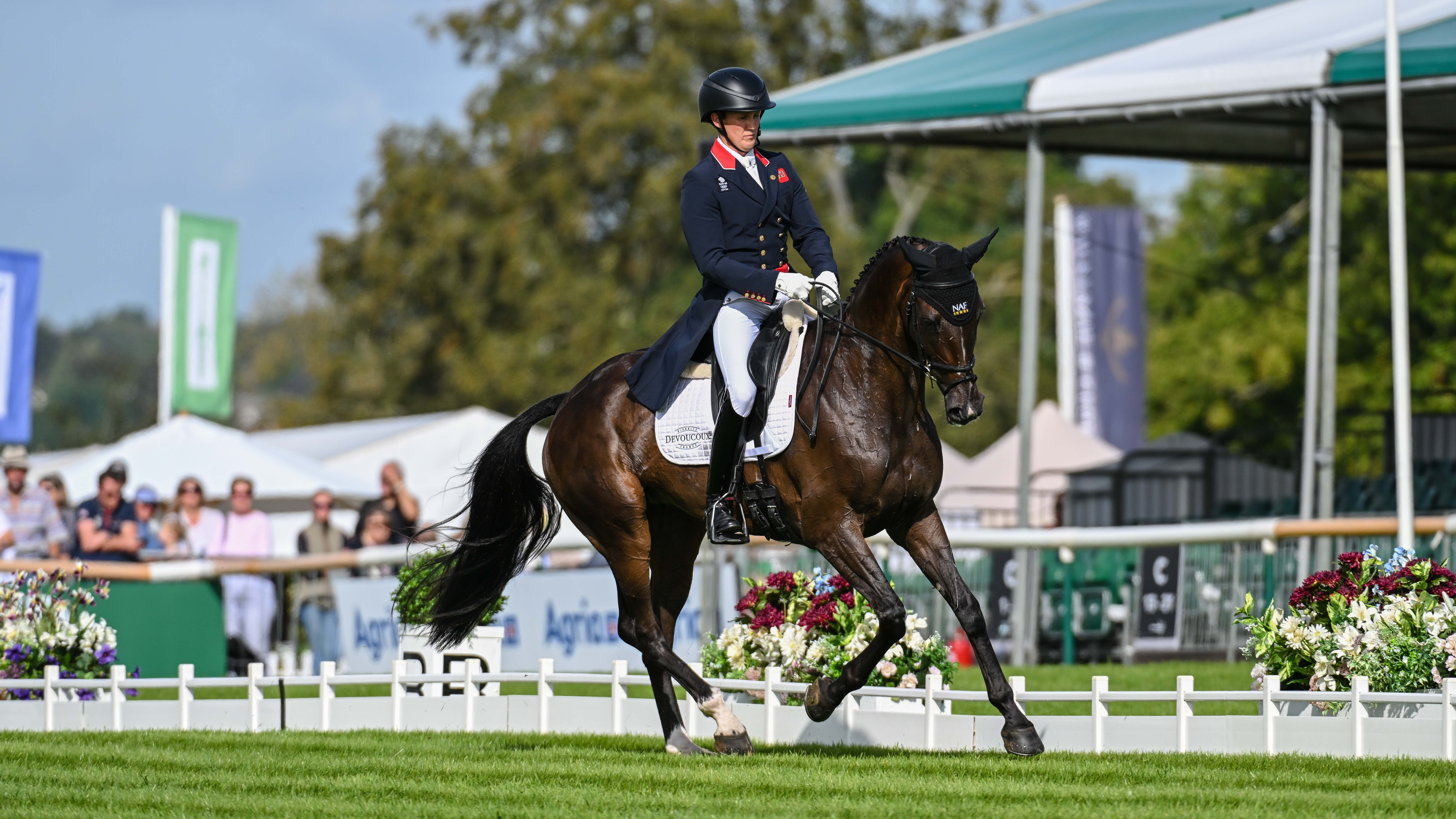 Burghley Horse Trials dressage: Tom McEwen and Luna Mist