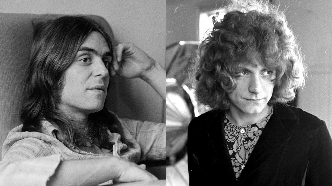 Terry Reid and Robert Plant headshots