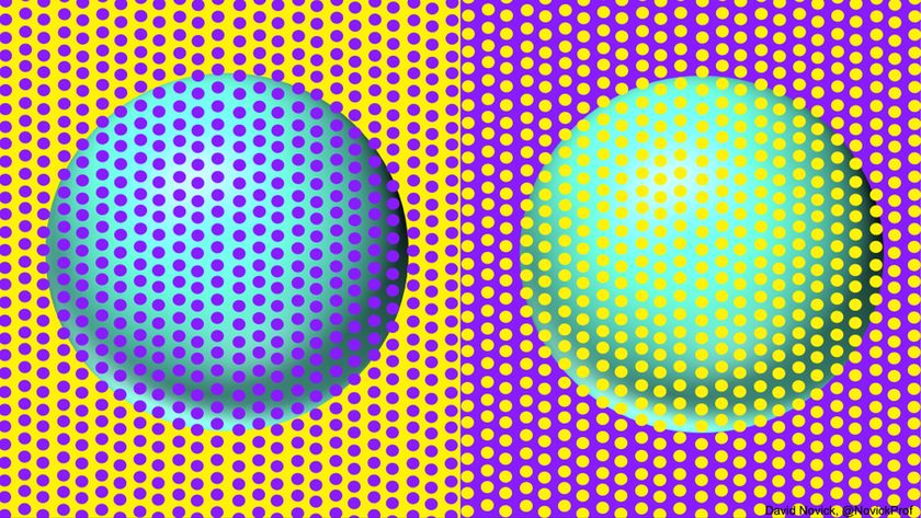 David Novick Confetti illusion