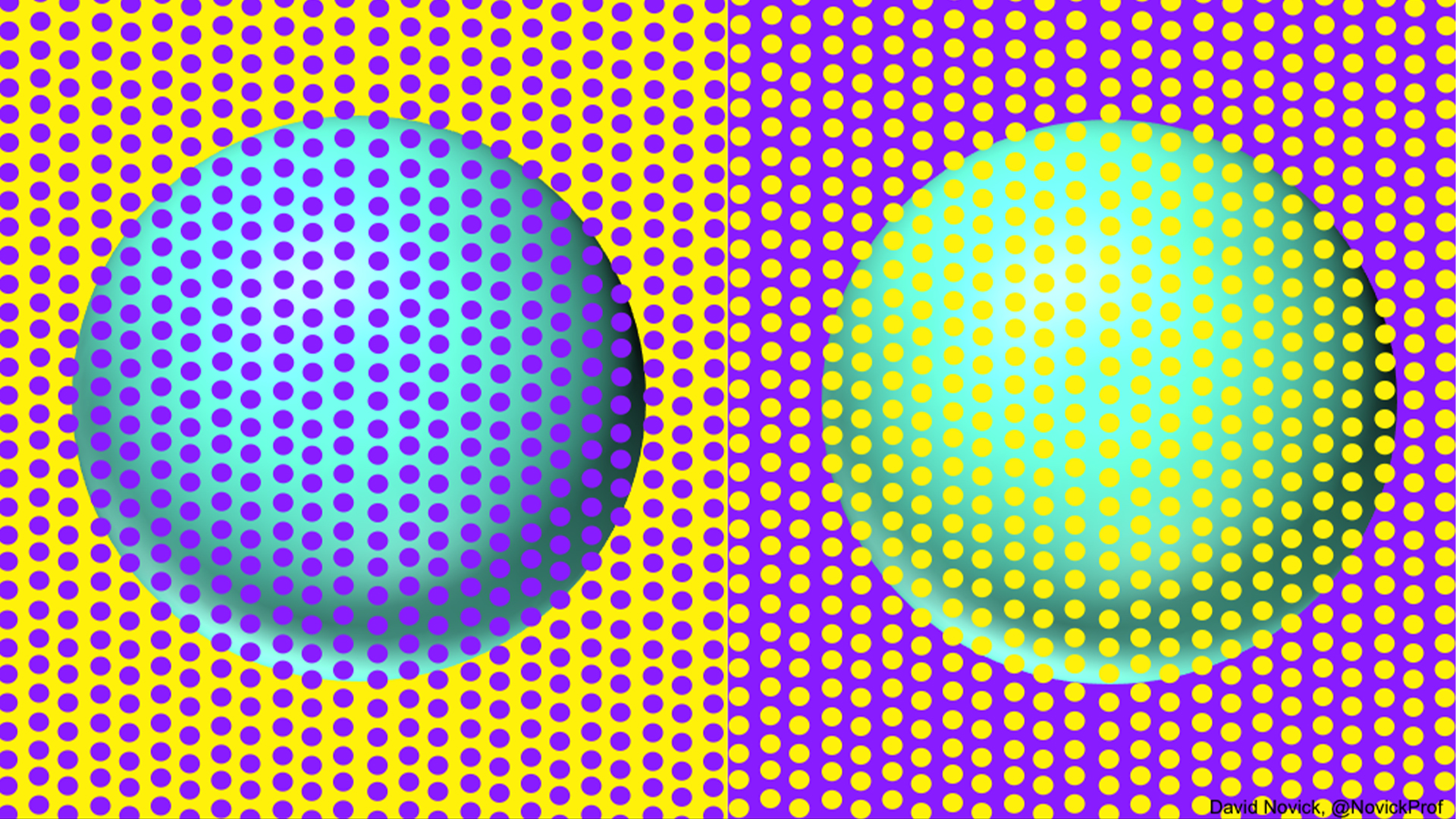 David Novick Confetti illusion