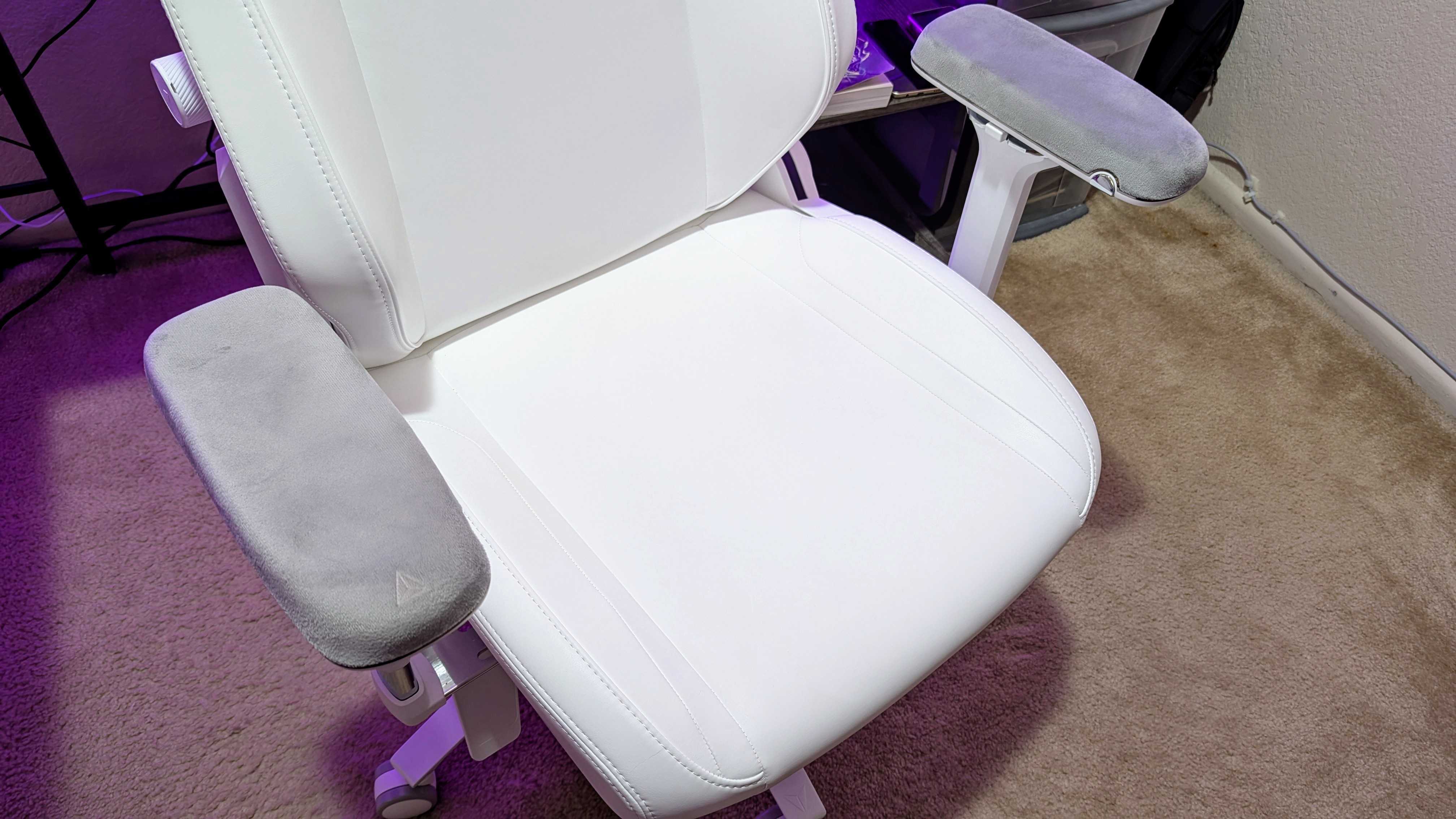 The Secretlab TITAN Evo NanoGen Edition's seat seen from above.