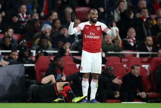 Alexandre Lacazette was cleared to play against Rennes