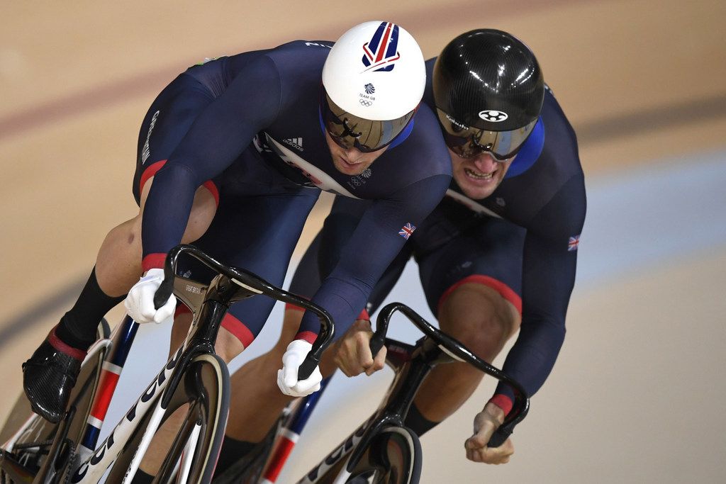 Jason Kenny and Callum Skinner go shoulder to shoukder