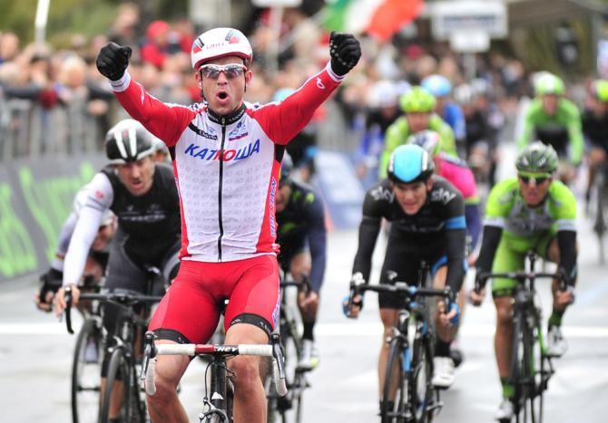 Alexander Kristoff (Katusha) was the best sprinter after 300km of racing