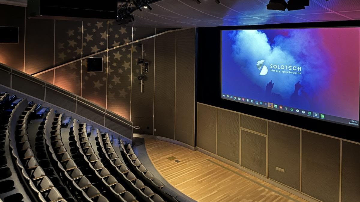The Leonard Nemoy Auditorium at the Griffin Observatory. 