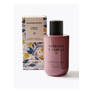 A 100ml plum-toned bottle of Marks and Spencer Gardenia & Vanilla Eau de Toilette is one of the best vanilla perfumes.