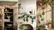 a string of spring garland