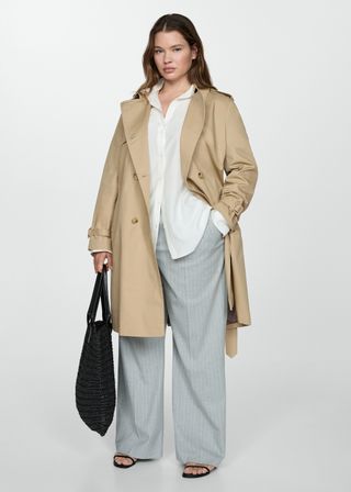 Classic Trench Coat With Belt