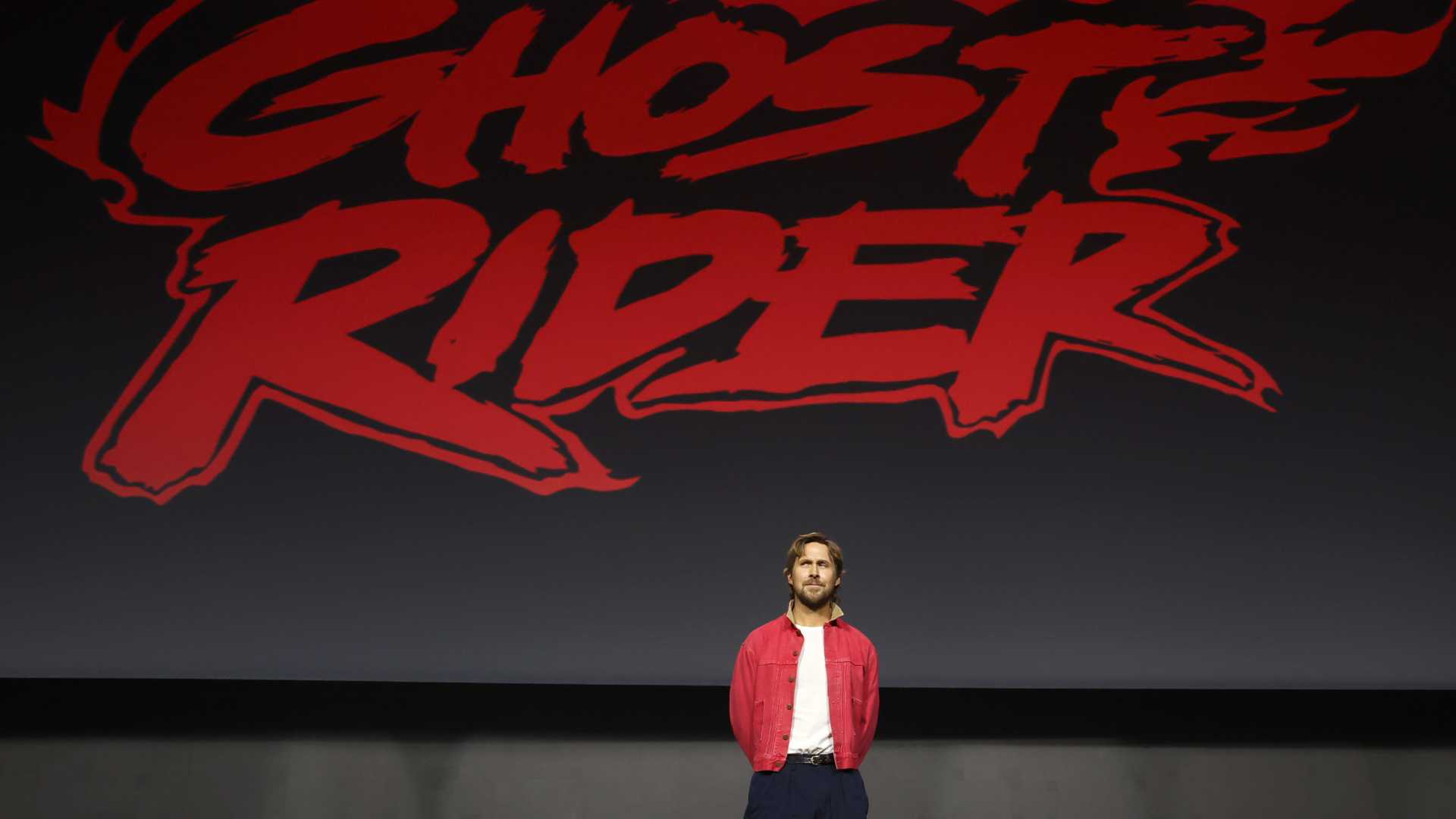 Ryan Gosling announcing Ghost Rider at San Diego Comic Con 2026