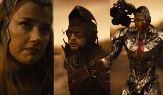 Mera, Flash and Cyborg in Knightmare future