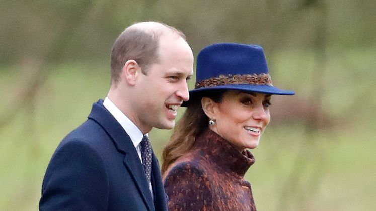 Members of the Royal Family Attend Sunday Church Service At Sandringham