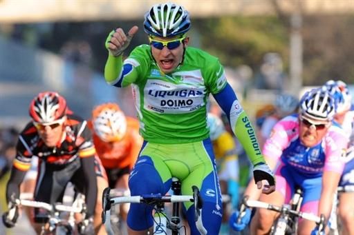 Peter Sagan (Liquigas - Doimo) wins stage five at Paris-Nice