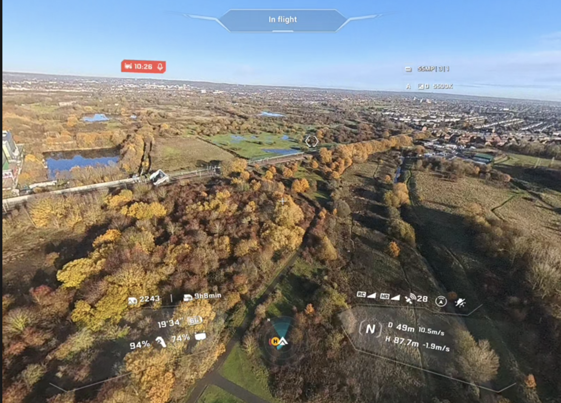 Antigravity A1 screen view